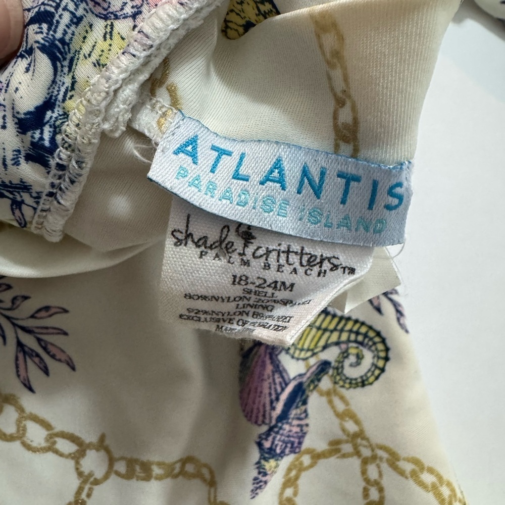 Shade Critters Atlantis Girls Two Piece Swim Size 18-24M - Picture 2 of 5